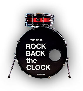 The Real Rock Back the Clock - drum kit